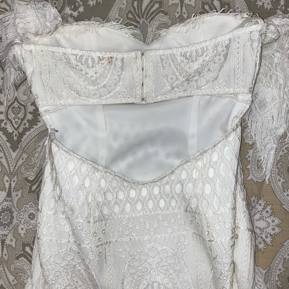 Boho white lace dress - Picture 5 of 9